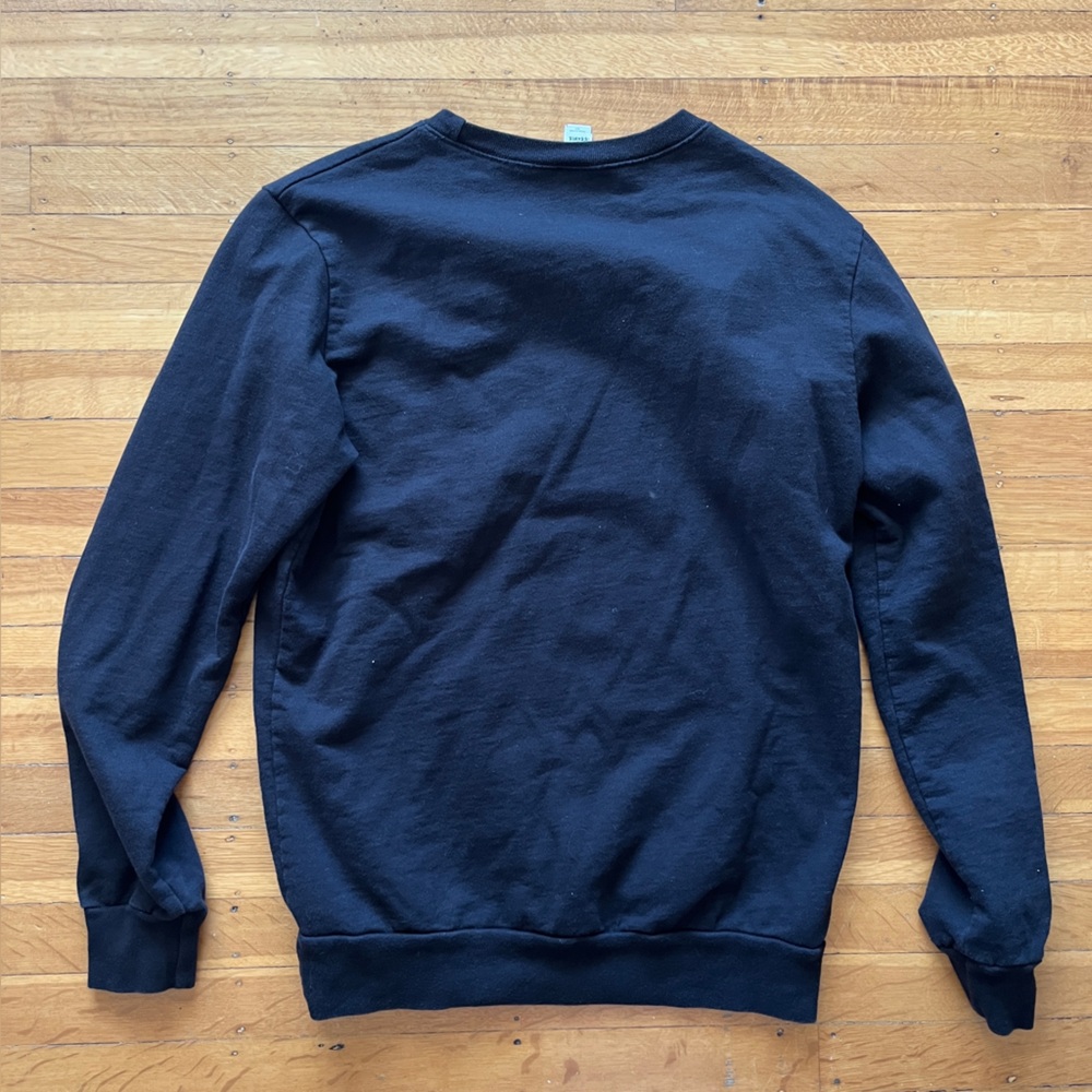 Bernie Sanders organic black crewneck sweatshirt democratic socialist Mamdani M - Picture 5 of 5